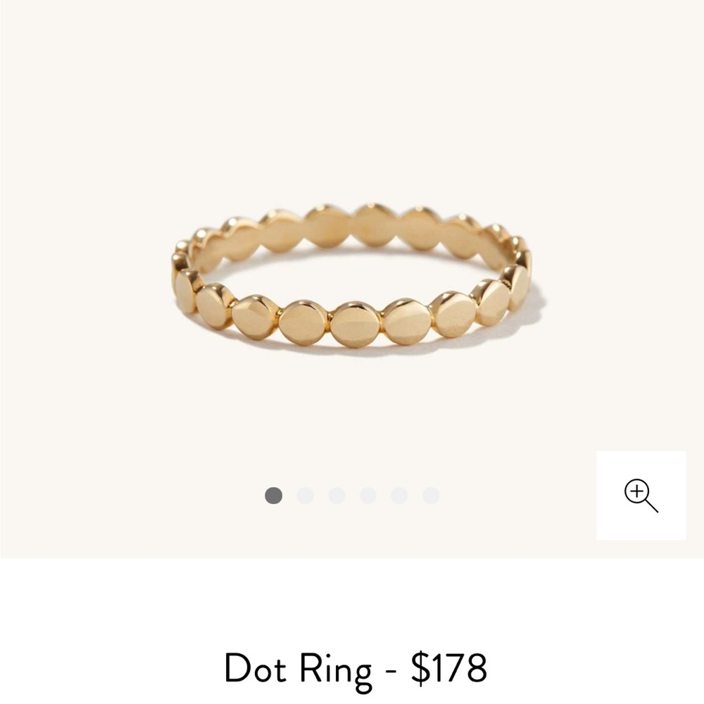 Mejuri Dot Ring Size 6